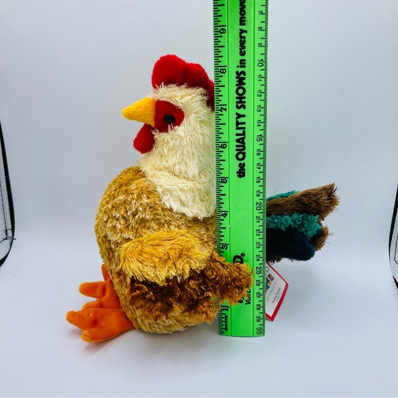 Douglas Cuddle Toy Randy the Rooster plush Stuffed Animal with tags farm chicken - Picture 10 of 15